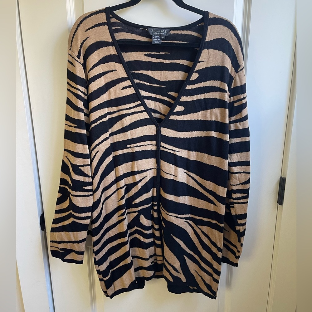 Biline Silk Button Cardigan